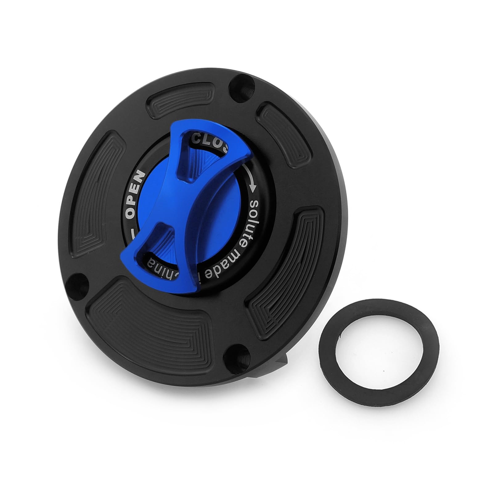 Lavitin Motorrad-Kraftstofftankkappe Universal für Hon 'MSX125 GROM MSX125SF GROM125 ANKEY125 CB650F/CBR650F CB650R/CBR650R CBR1000RR CB1000R Kraftstoffkappe CNC Aluminium (Blue) von Lavitin