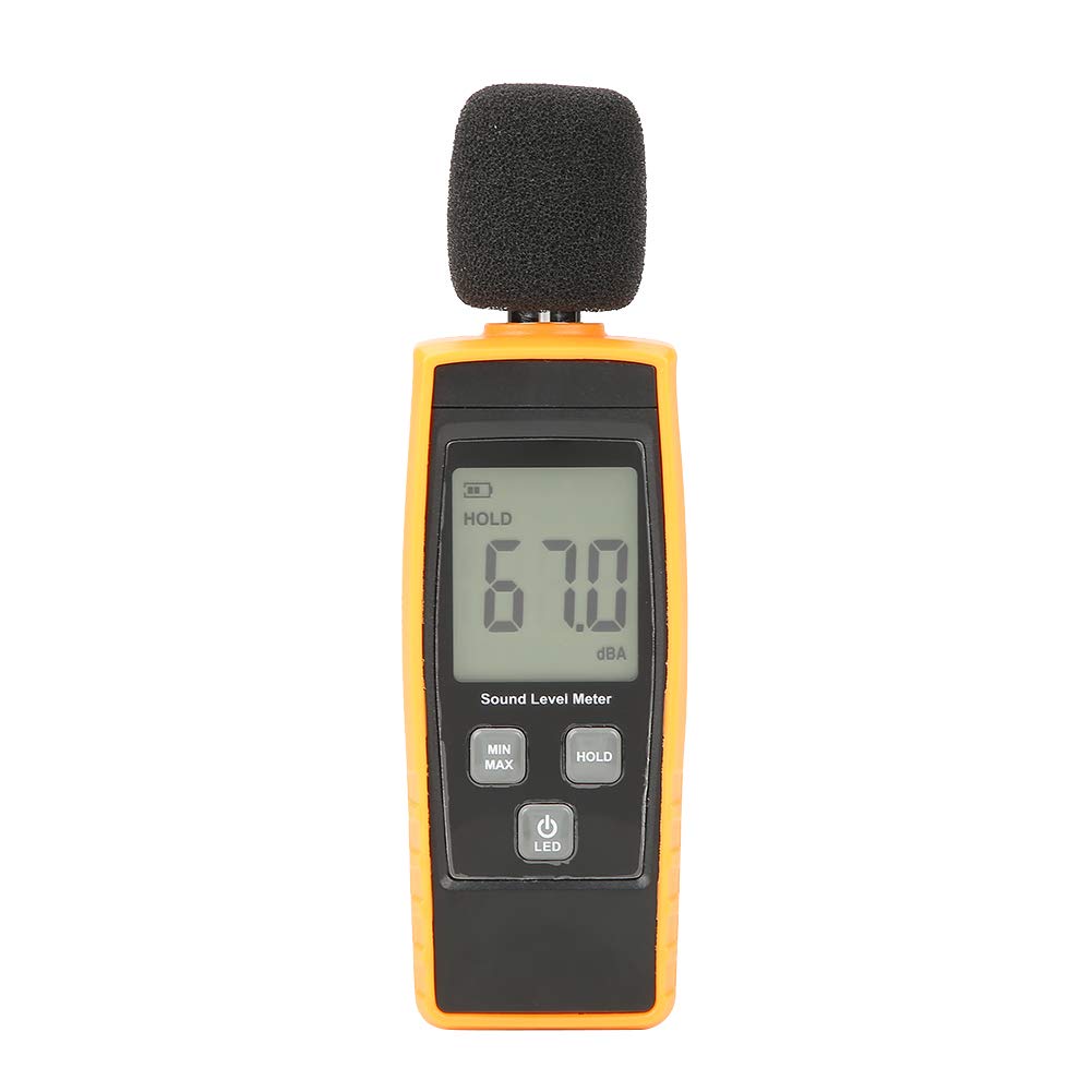 30-130 dB Mini-Schallpegelmesser, digitales LCD-Umgebungs-Dezibel-Messgerät mit einer Taste, Tool zur Überwachung der Lärmbelastung/Heimkino-Einrichtung/Fahrzeuggeräuschprüfung 30-130 dB Mini-Schallpegelmesser, digitales LCD-Umgebungs-Dezibel-Messgerät mit einer Taste, Tool zur Überwachung der Lärmbelastung/Heimkino-Einrichtung/Fahrzeuggeräuschprüfung von Lazmin