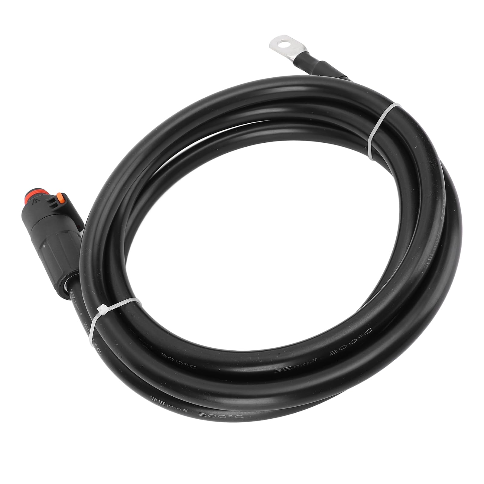 Batterie -Wechselrichterkabel, Gummi und Kupfer Easy Connectivity Safe Wetterfeste Batteriekabel für Boote (2m) von Lazmin112