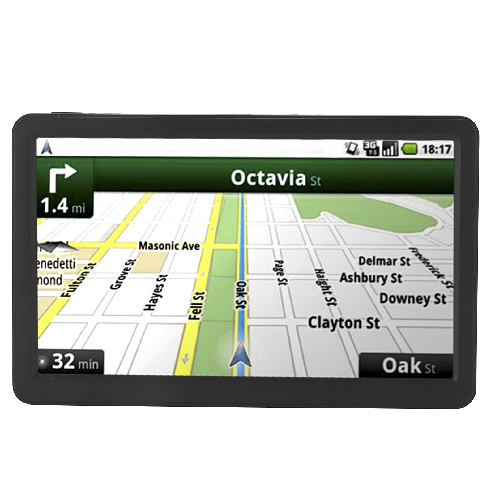 GPS-Navigation, 9in 800x480 Auflösung 256 MB + 8G Media Player Navigation, für CE 6.0 System, Geeignet für Autos, LKWs, Fußgänger, Fahrräder von Lazmin112