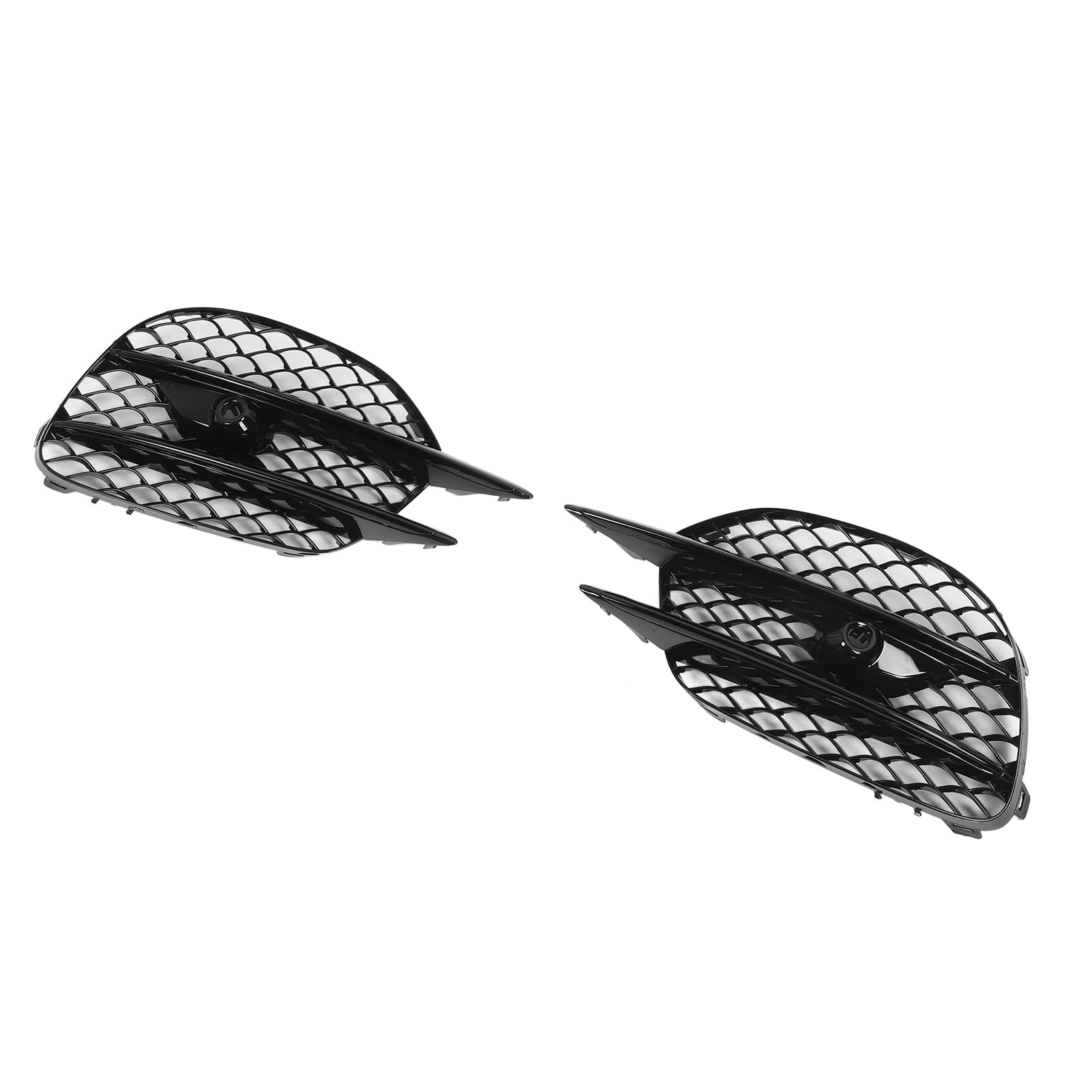 Lazmin112 2228857200, die Kühlergrillgreiferlampe der Abrieb -Stoßfänger -Proof Anti Wirkung für die Limousine der W222 Klasse S (Hochglänzende Schwarze Verkleidung) von Lazmin112