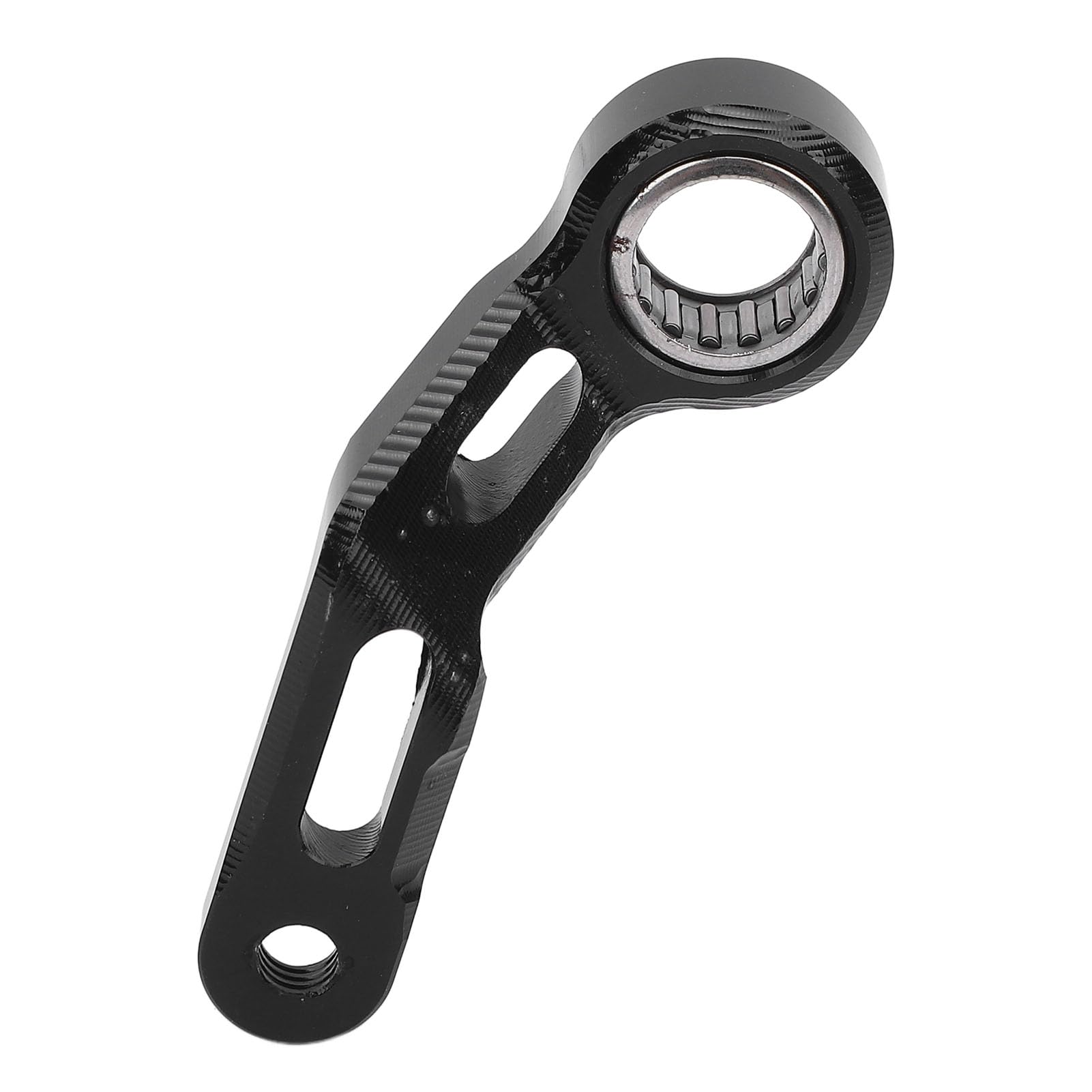 Motorradschichthebelstabilisator, Aluminiumlegierung des Getriebes -Motorrad -Schalthalterungshalterung für MT09 Tracer 900 FZ09 FJ09 XSR900 NIKEN (BLACK) von Lazmin112