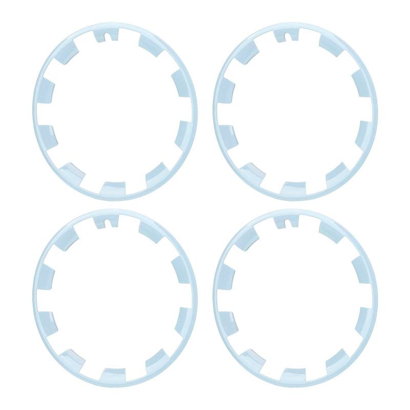 Protektor für Rad -Hub -Streifen, 4 PCs Hochfestige Autorad Randschutzbeschützer Einfacher Anti Impact Verschleiß Beweis für Modell Y Installieren (Blue) von Lazmin112