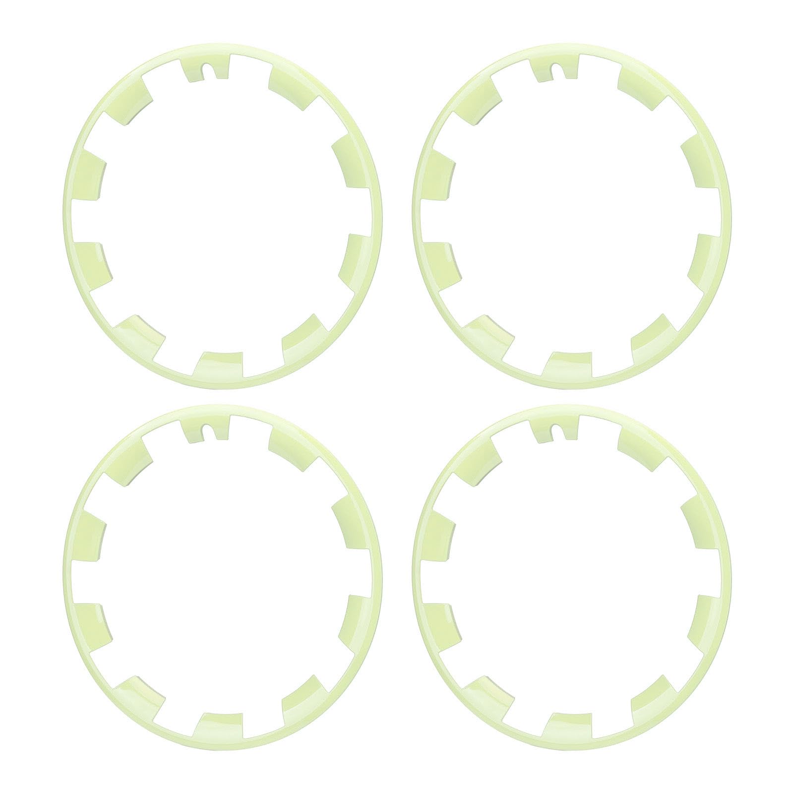 Protektor für Rad -Hub -Streifen, 4 PCs Hochfestige Autorad Randschutzbeschützer Einfacher Anti Impact Verschleiß Beweis für Modell Y Installieren (Green) von Lazmin112