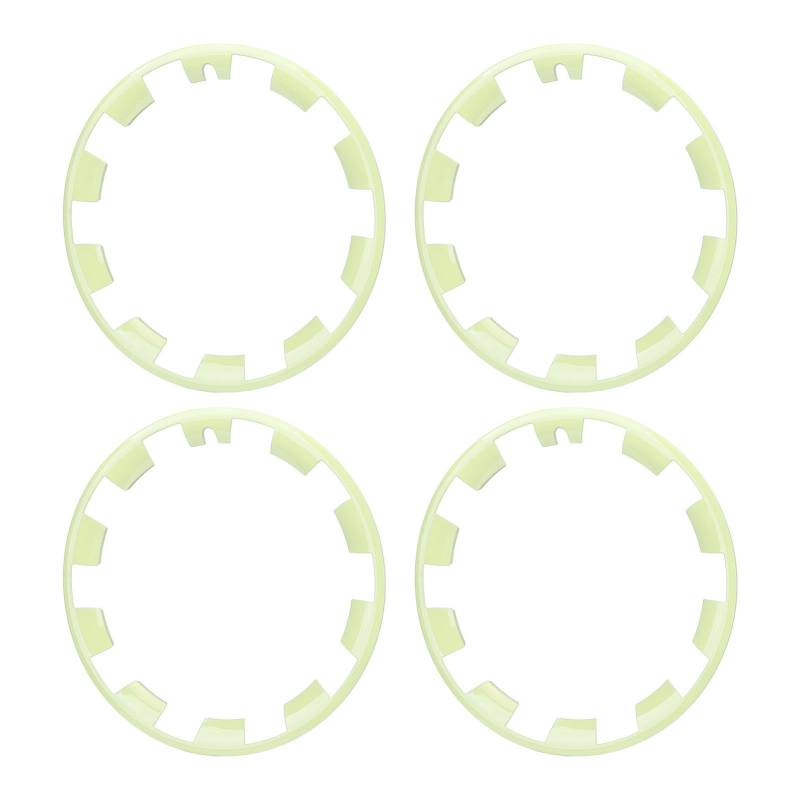 Protektor für Rad -Hub -Streifen, 4 PCs Hochfestige Autorad Randschutzbeschützer Einfacher Anti Impact Verschleiß Beweis für Modell Y Installieren (Green) von Lazmin112