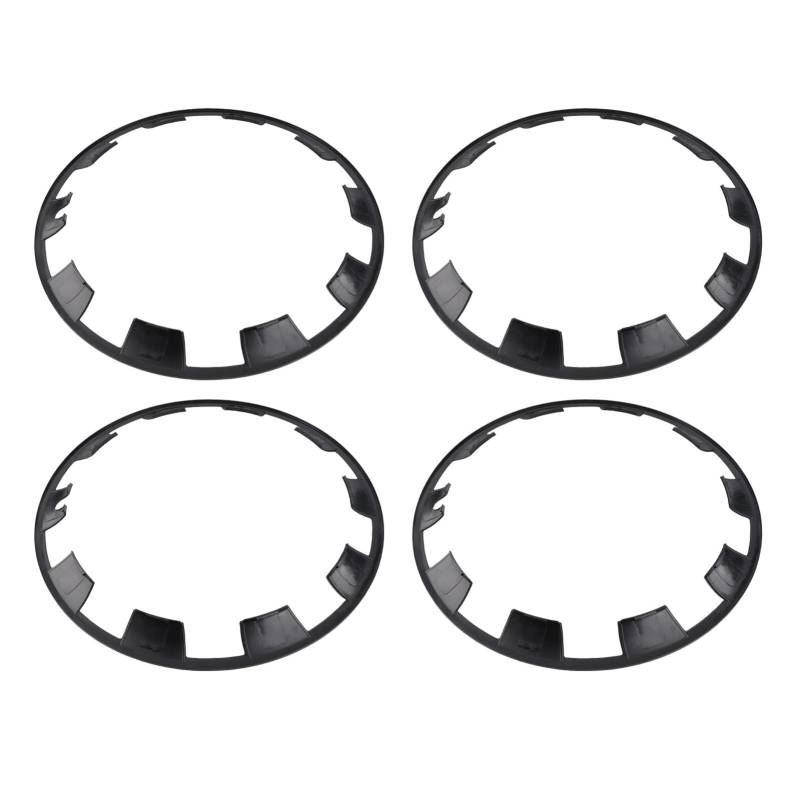 Protektor für Rad -Hub -Streifen, 4 PCs Hochfestige Autorad Randschutzbeschützer Einfacher Anti Impact Verschleiß Beweis für Modell Y Installieren (Matt-schwarz) von Lazmin112