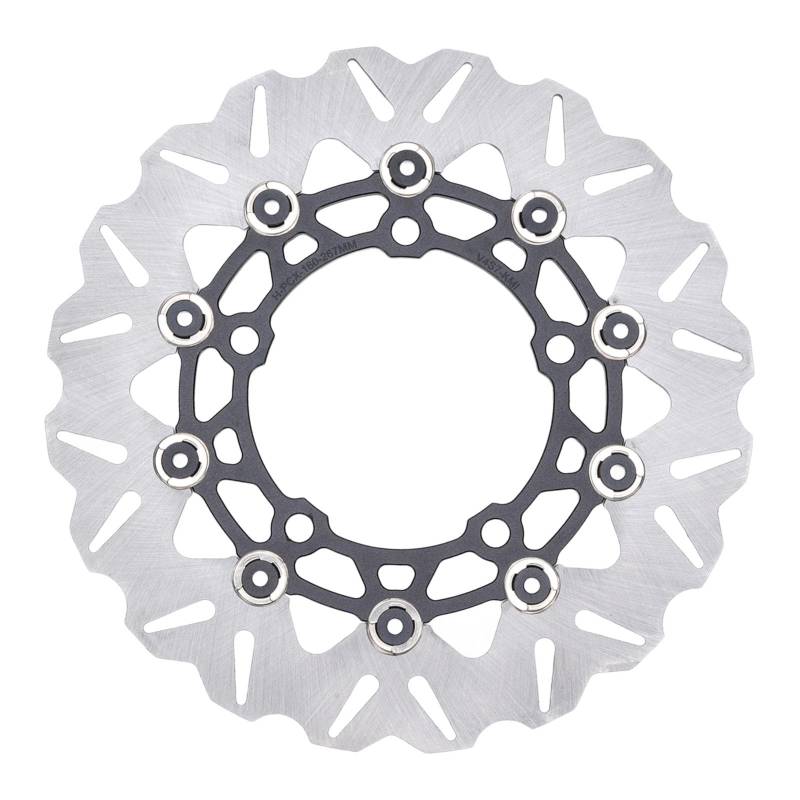 Rotor der Motorradbremsscheibe, Rottore der Vorderen Scheibenbremse Robuste Lichtstärke350 2017-2025 (BLACK) von Lazmin112