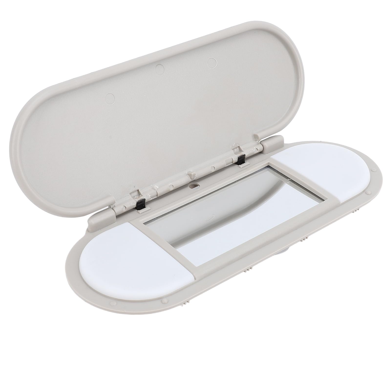 Sun Visor Eitelkeitssonitätsschild -Spiegelabdeckung, Verbesserte Bequemlichkeitssonne Sun Visor Make -up Spiegelabdeckung 51167366950 Praktisch für F54 F55 F56 F60 2015 Bis 2022 (Grey) von Lazmin112