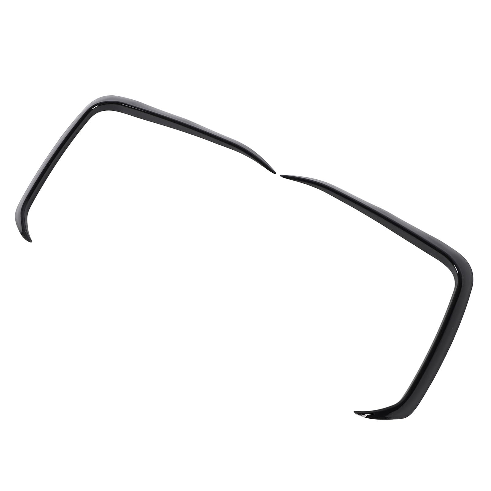 Vordere Stoßstange Canard, Vorderer Stoßfänger -Spoiler Wetterfest Reduzieren Drag 2PCs für X6 G06 Sport 2019 Bis 2023 (Helles Schwarz) von Lazmin112
