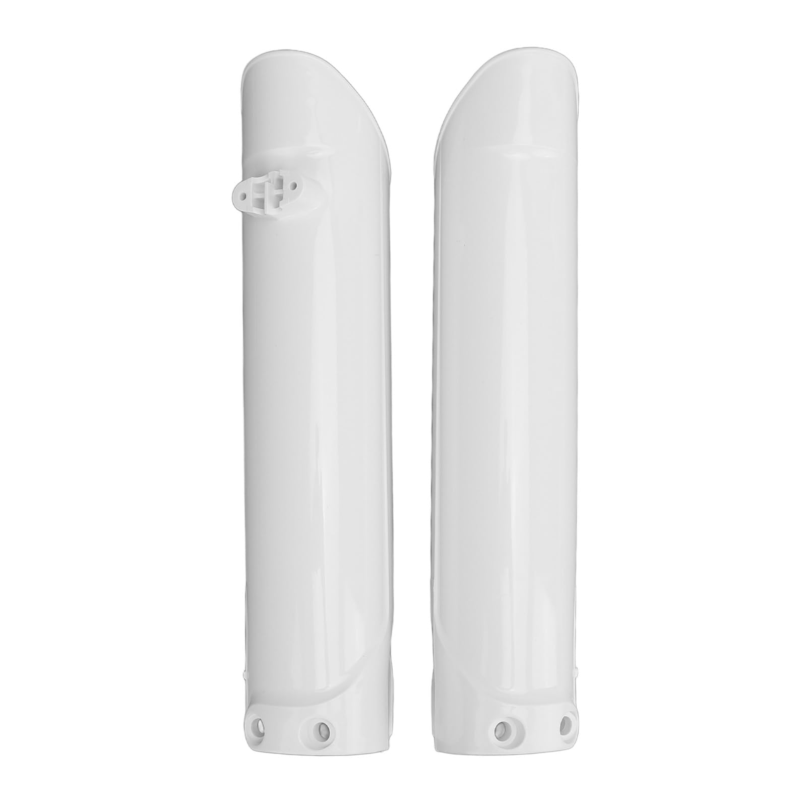 Vordergabelschutz, Vordere Gabelröhre Deckabdeckung Stoßdämpferschutz Robust 2 PCs Einfach Kratzfest für Exc -f SX -F Xc Einbauen (White) von Lazmin112