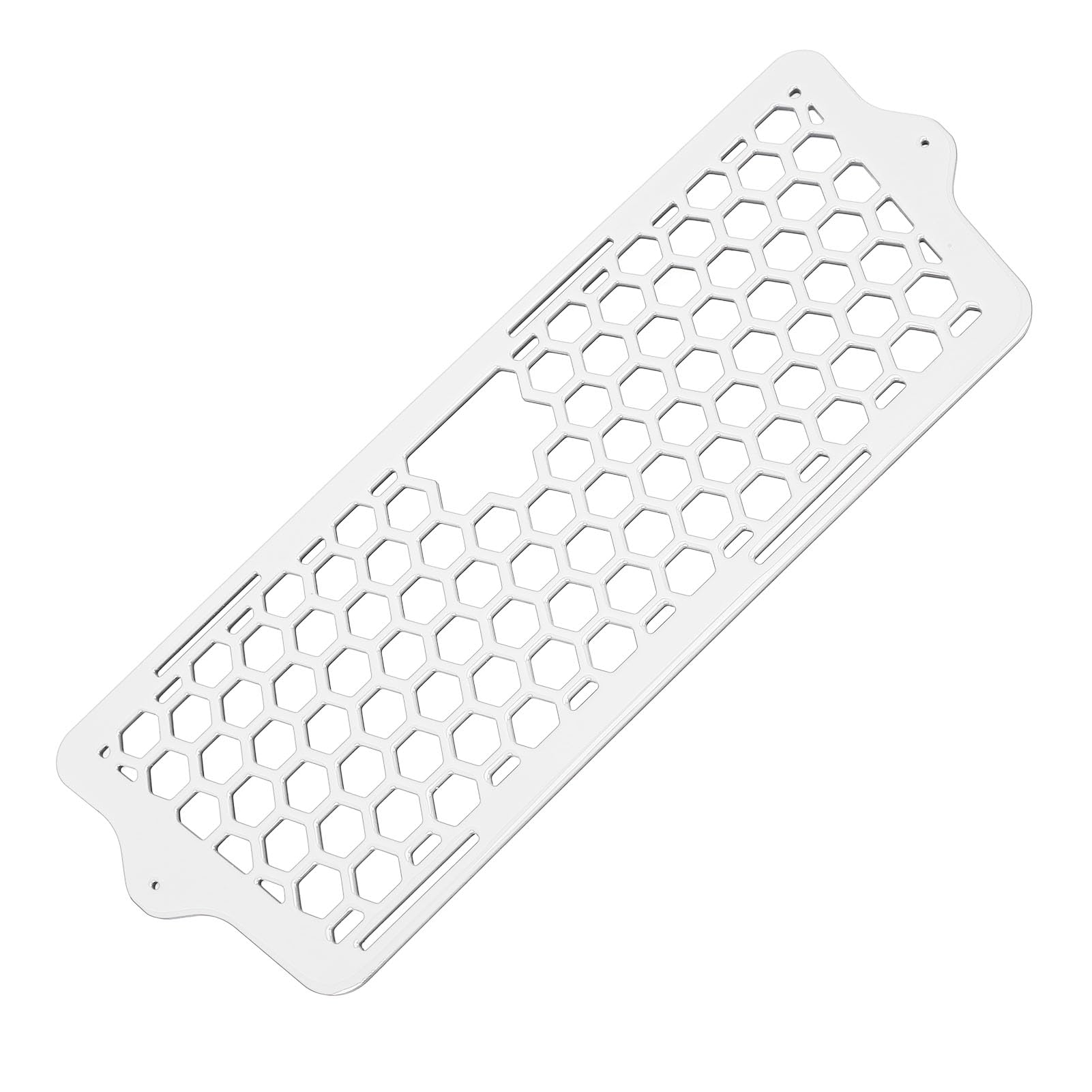 Vordergittereinsatzverkleidung, Vorderer Stoßfänger Kühlergrill Easy Installation Stylish Look Weather Proof für Slingsshot 2015 Bis 2025 (WHITE) von Lazmin112