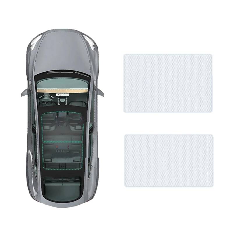 Für Mazda CX-50 2023 Models Are Also Available,Auto Schiebedach Sonnenschirm,Dachfenster Dach Wärmedämmung Schattierung Innen,Auto Zubehör.,A-Gray White Regular Style von LccYanAi