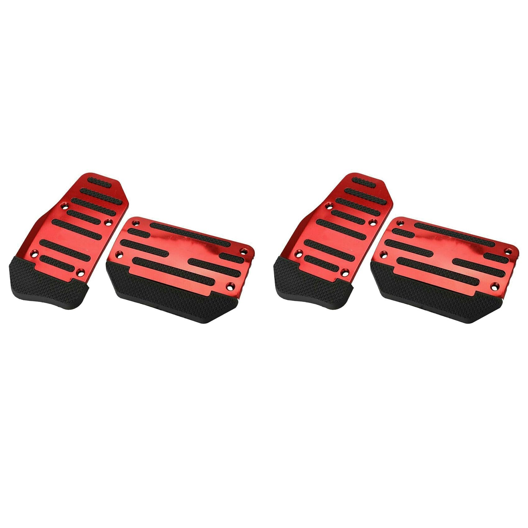 Lckiioy 2X Universal Rot Gas Gas Pedal und Bremse Pedal Abdeckung Fuß Polster rutschfest für Automatik Getriebe Auto Lckiioy 2X Universal Rot Gas Gas Pedal und Bremse Pedal Abdeckung Fuß Polster rutschfest für Automatik Getriebe Auto von Lckiioy