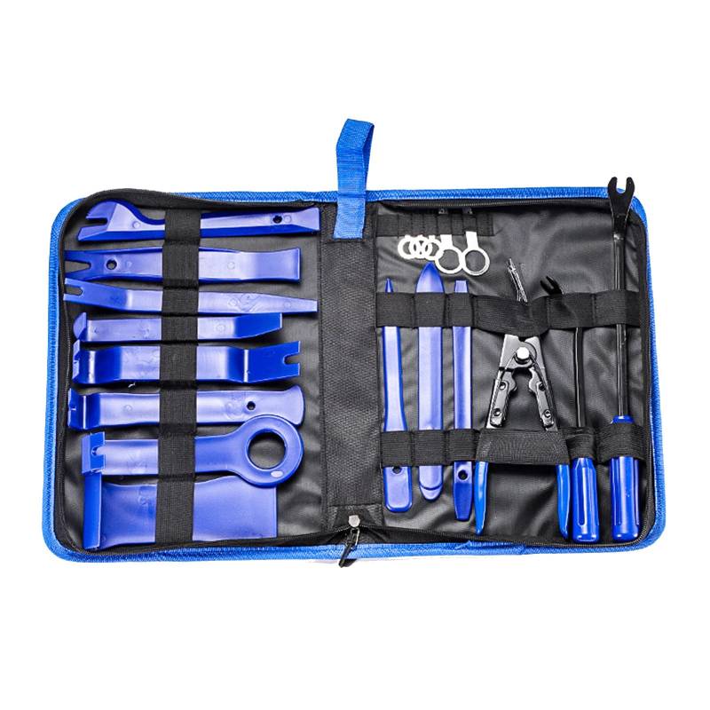 Ldabrye 19pcs Auto Door Clip Panel TRIC Entfernung Tool Set Radio Video Dashboard Demontles Installieren Sie Pry Tool von Ldabrye