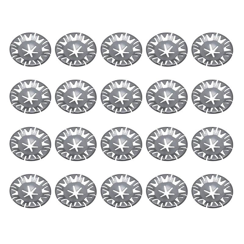 Ldabrye 20/50 Stück Metall Hitzeschild Clips Unterlegscheiben Auspuff Hitzeschild Clips Unterboden Hitzeschild N90796501 Autozubehör von Ldabrye