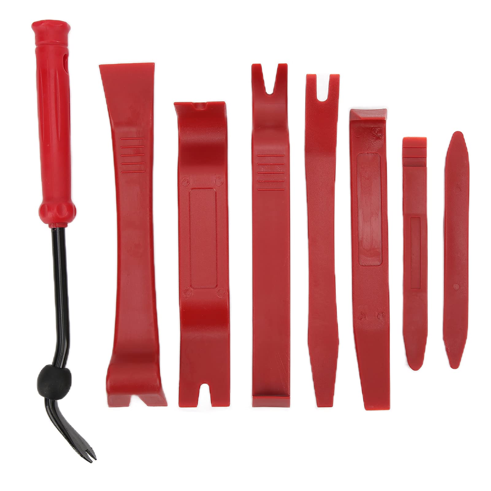 Auto -Audio -Demontage -Werkzeug -Set -Dekoration Dekoration Entfernung Wartung Reparaturkit 8PCS Ergonomisches Design Leichtes Handheld -Schlagfest -Nylonfasermaterial für das (Rot) von Ldafava