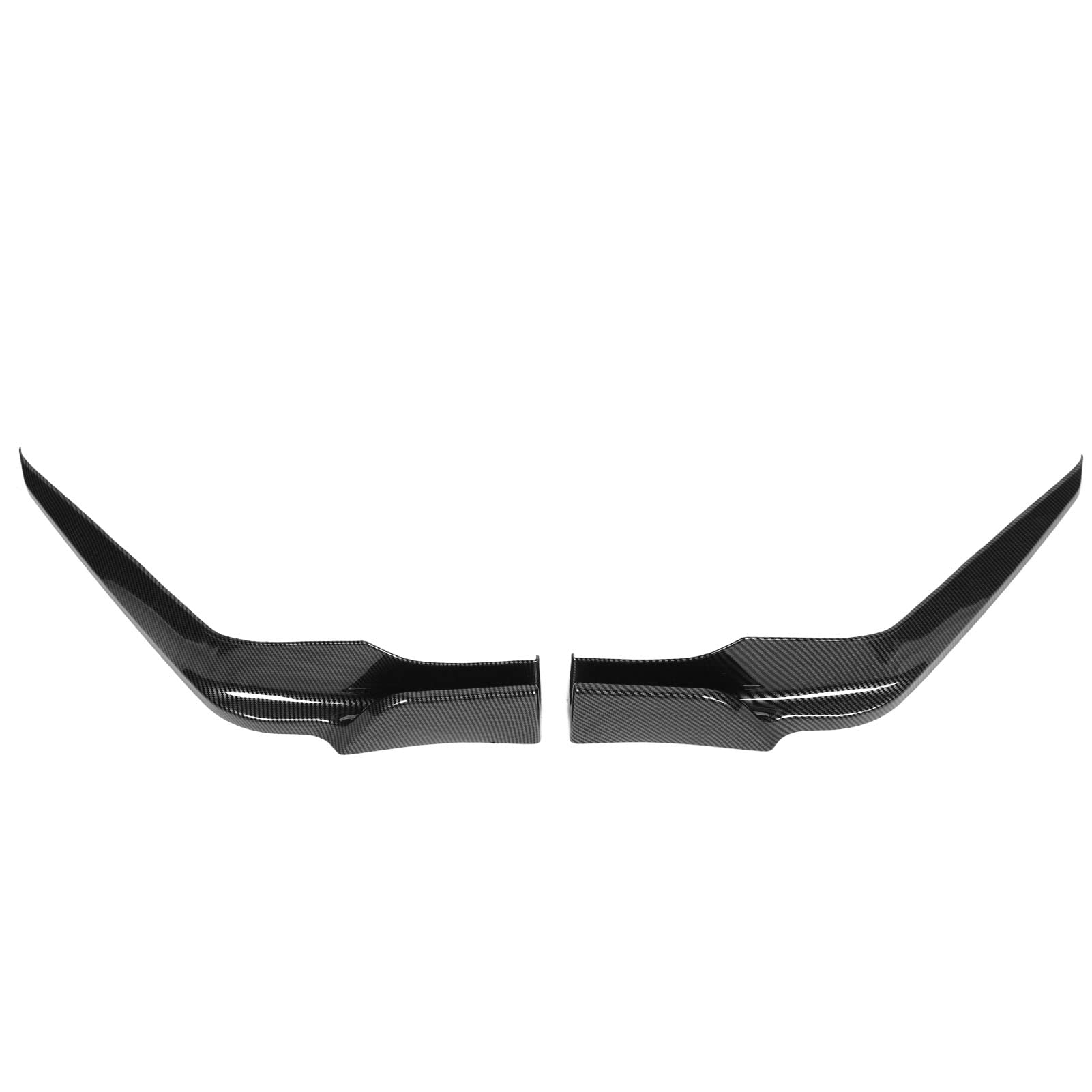 Auto Front Stoßstange Lippenspoiler Splitter Kit ABS Carbon Muster Stil Einfache Installation schützt das Auto für 2021 2023 2pcs Auto Front Stoßstange Lippenspoiler Splitter Kit ABS Carbon Muster Stil Einfache Installation schützt das Auto für 2021 2023 2pcs von Ldafava