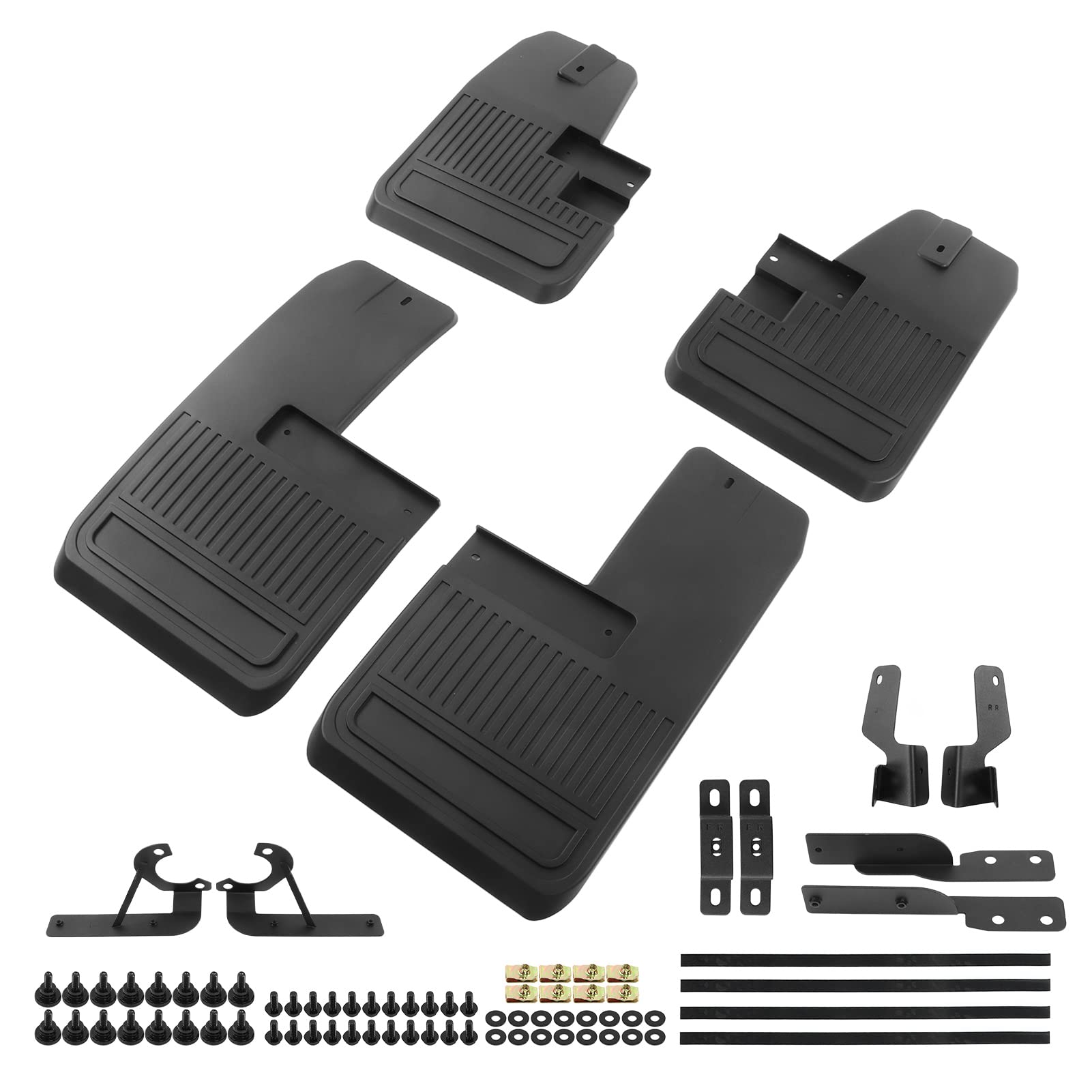 Auto Schlammklappen schwarzer vorderer hinterer Reifen Schlamm Spritzschutz Kit Ersatz für Bronco 2 4 Tür 2021 2023 Hochfestes ABS -Kunststoff -Material Easy Installation Auto Schlammklappen schwarzer vorderer hinterer Reifen Schlamm Spritzschutz Kit Ersatz für Bronco 2 4 Tür 2021 2023 Hochfestes ABS -Kunststoff -Material Easy Installation von Ldafava