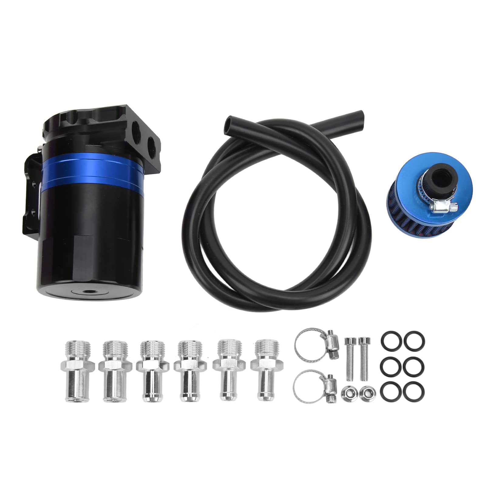 Autoöl -Fang in interne Schalldämpfer Dual -Kammerfilter Hochkompatibilitätsmotor Schutz Universal (Blau) von Ldafava