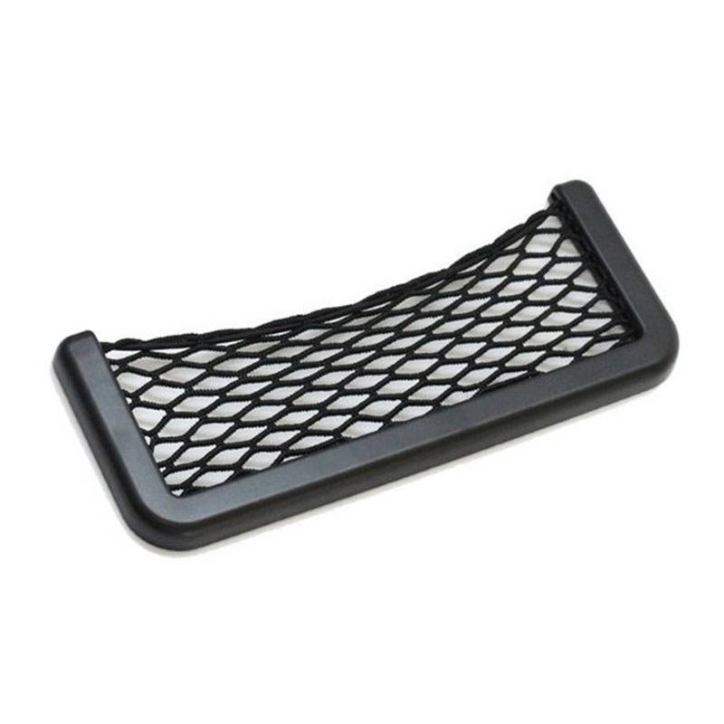 Autospeicher -Netto -Taschen -Multifunktionalkleber -Telefonhalter Mesh Organizer -Tasche für Autos Zubehör Plastik 20x8cm von Ldafava
