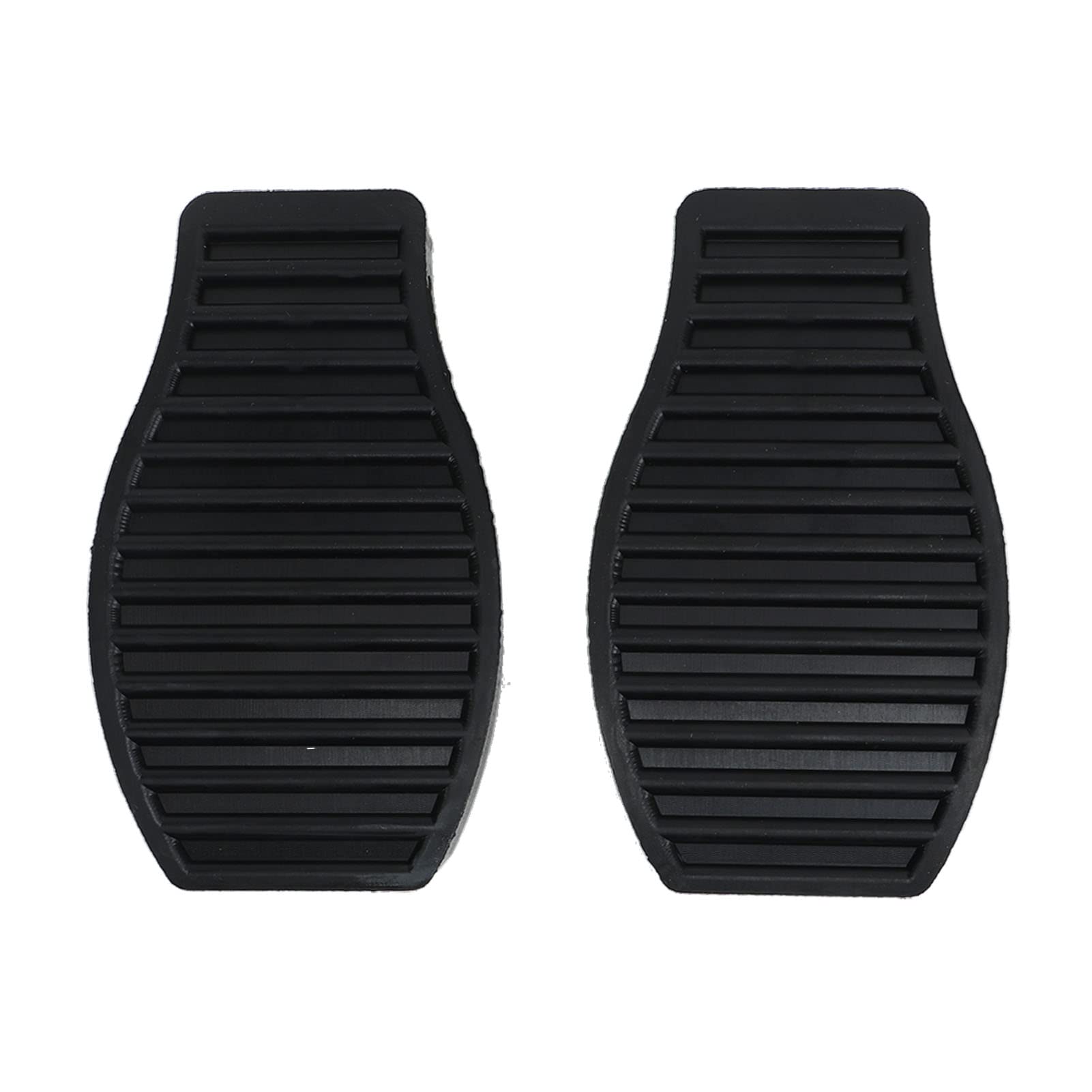 Bremskupplung Pedal 450418 Langlebiger Anti -Schlupf -Brems -Gummi -Gummi -Gummi -Kautierpolster Ersatz für 500L Doeblo Linea Qubo Fiorino Black 2 Pack von Ldafava