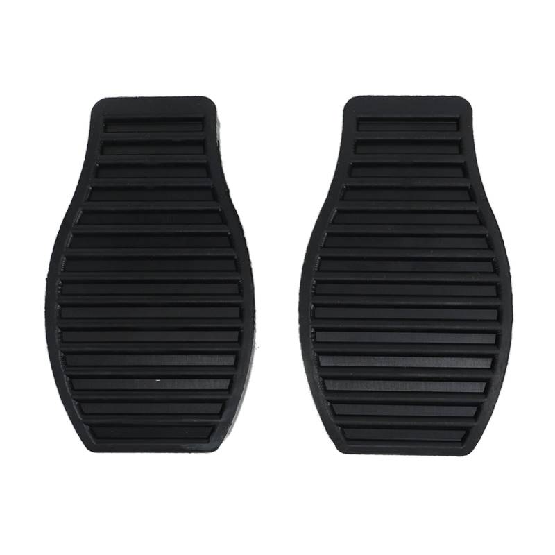 Bremskupplung Pedal 450418 Langlebiger Anti -Schlupf -Brems -Gummi -Gummi -Gummi -Kautierpolster Ersatz für 500L Doeblo Linea Qubo Fiorino Black 2 Pack von Ldafava