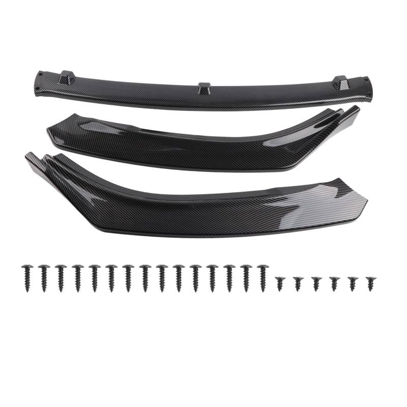 Carbon Faser vordere Stoßfänger Lippenspoiler -Splitter Hochqualitäts -ABS -Material Verbesserte Festigkeit Flexibilität Verbesserte Griffstabilität aerodynamische Down -Kraft von Ldafava