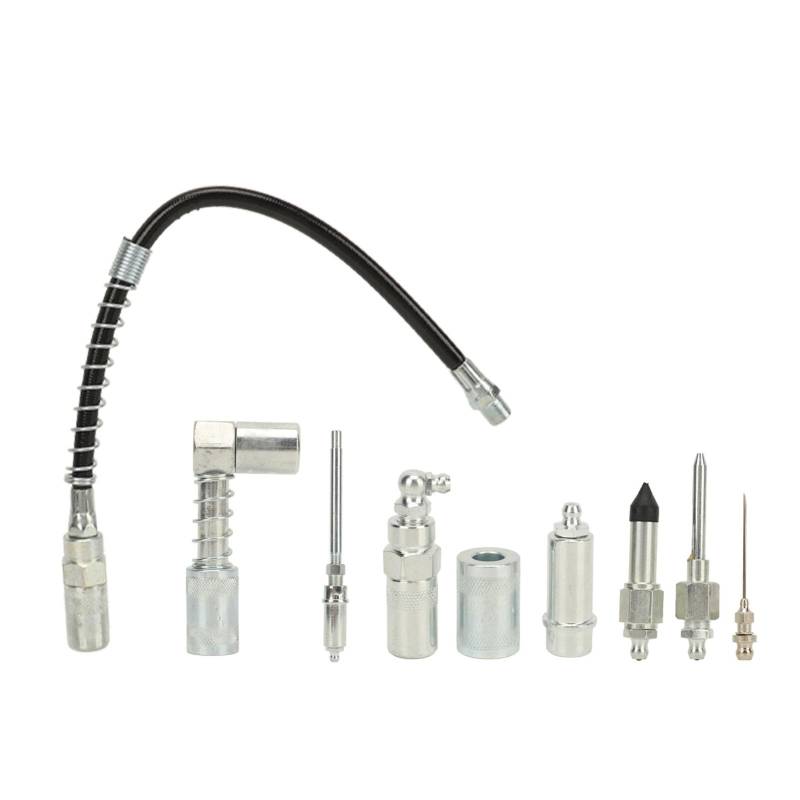Fettkupplungs -Kit vielseitiger Schnellverbindung Schmierfettkoppler -Set Haltbares Material effiziente Verbindung e Anpassung für Automobil -LKW -Marine von Ldafava