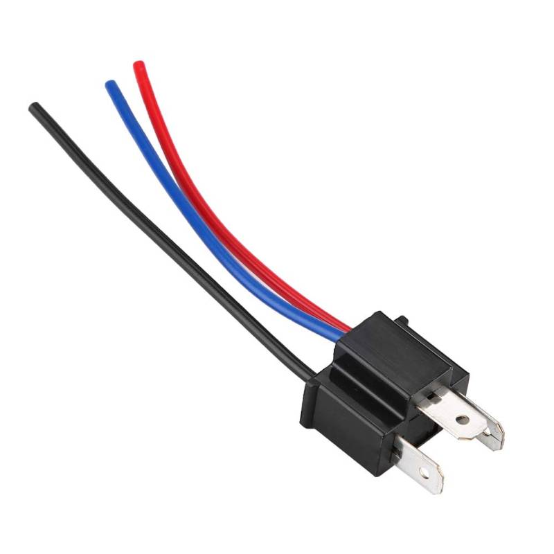 H4 Stecker, H4 Lampenfassung P43t mit Kabel, Heavy Duty H4 Verlängerungskabel für Scheinwerfer, H4 Anschlussadapter Glühlampen, H4 male connector Autoersatzteile, robuste Steckdose von Ldafava