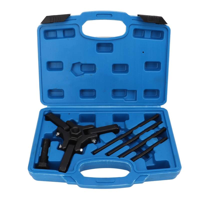 Harmonic Balancer Puller Set Hochfestigkeit Kohlenstoffstahl Schwarzoxid Finish Easy Entfernung Dämpfer Riemenscheibe Puller Kit für Autos SUVs und Pickup -LKWs von Ldafava