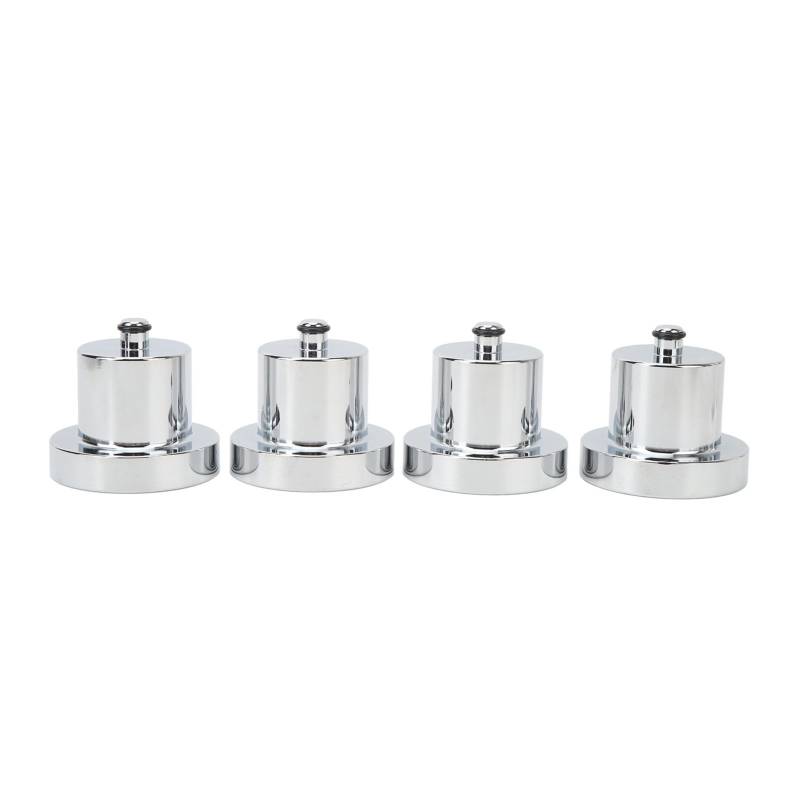 Heben von Jack Pad Heavy Duty Aluminiumlegierung Jack Pad Stand für Rivian R1T R1S 4 Stcs Silber CNC Bearbeitete T6061 Billet Aluminium 7000 lbs Kapazität von Ldafava