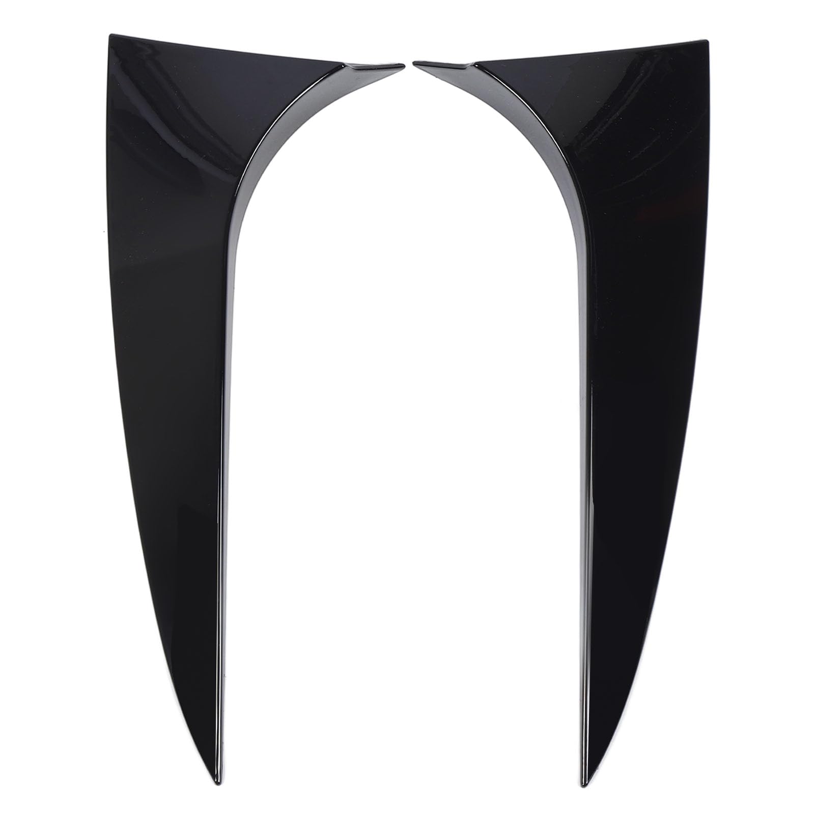 Heckscheiben-Seitenspoiler, glänzend schwarzes ABS, langlebiger Heckscheibenspoiler, Seitenflügelverkleidung für CLA-Klasse X117 Brake 2013 bis 2019, 2 Stück Heckscheiben-Seitenspoiler, glänzend schwarzes ABS, langlebiger Heckscheibenspoiler, Seitenflügelverkleidung für CLA-Klasse X117 Brake 2013 bis 2019, 2 Stück von Ldafava