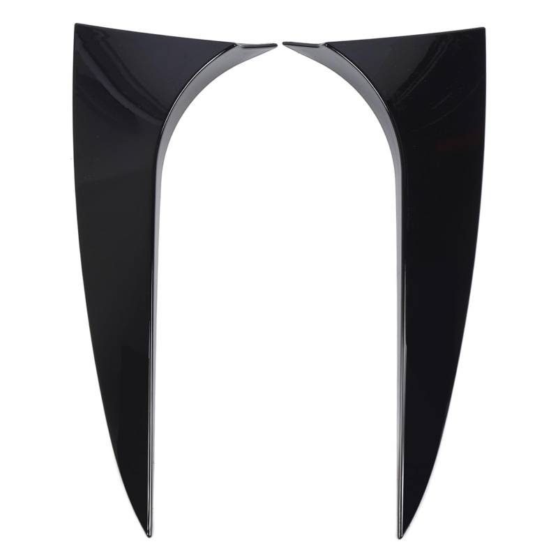 Heckscheiben-Seitenspoiler, glänzend schwarzes ABS, langlebiger Heckscheibenspoiler, Seitenflügelverkleidung für CLA-Klasse X117 Brake 2013 bis 2019, 2 Stück von Ldafava