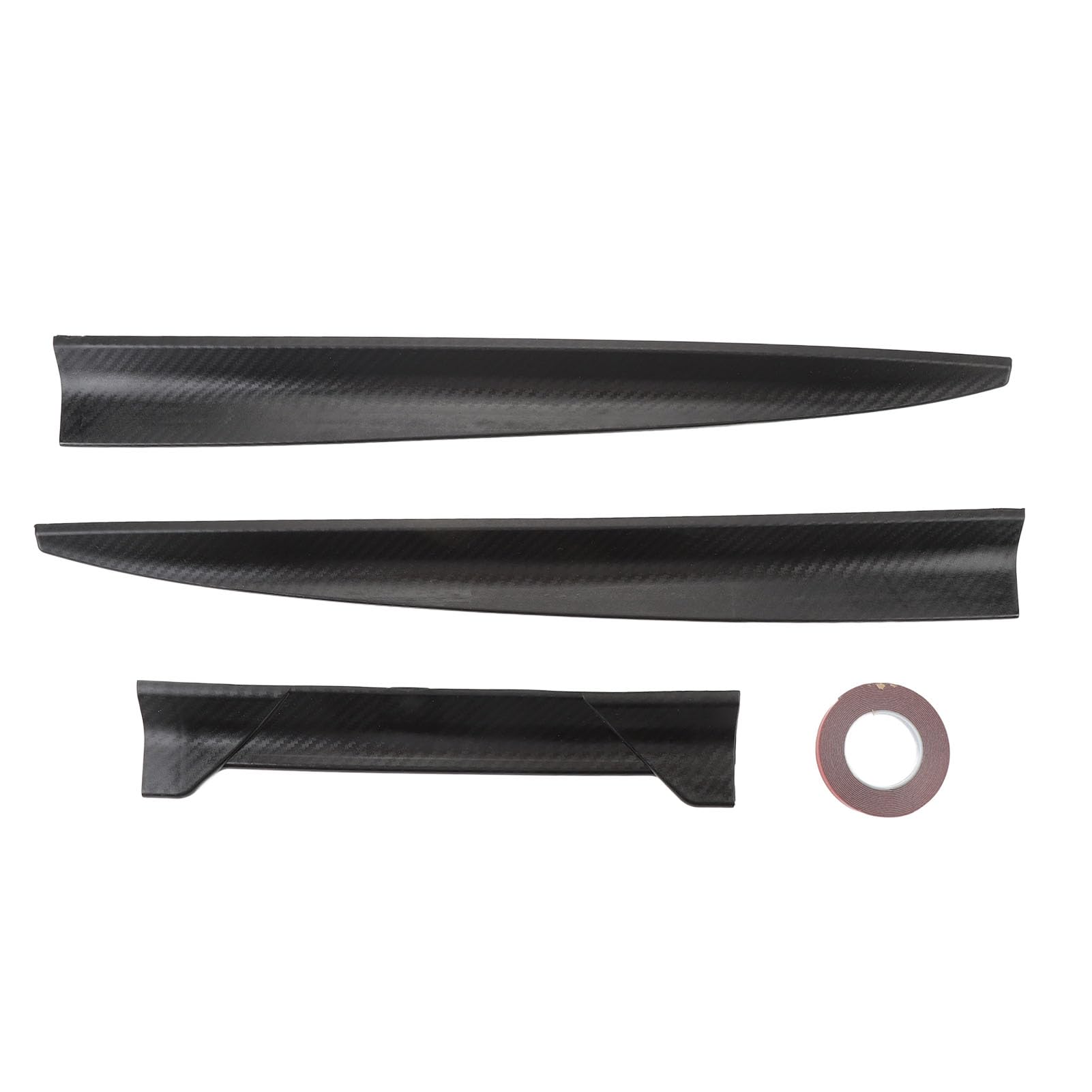 Heckspoiler -Flügel -Kohlefaserstil Verbesserter Luftstrom verbesserte Geschwindigkeit Niedrig Kraftstoffverbrauch für Accord Glossy Carbon Faserstil Gummi 134,5 cm 3 Teile (B Typ) von Ldafava