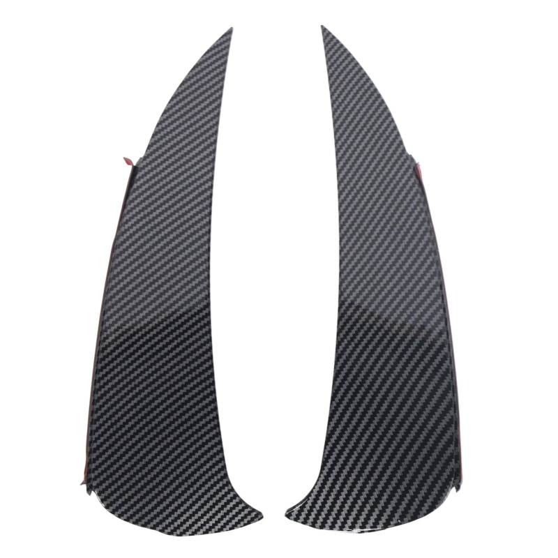 Hintere Stoßfänger Lippensplitter Kohlefaserstil Sporty Heck Stoßfänger Spoiler Diffusor Ersatz für E Klasse W214 AMG LINE 2024 und später 1 Paar ABS -Material von Ldafava