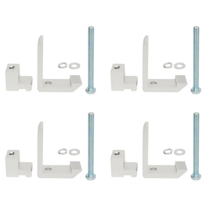 LKW -Kappen -Toper -Strecke Montage Klemme Schwerlastrostresistent Secure Grip Easy Installation für Tundra Tacoma 4 Sets Metall von Ldafava
