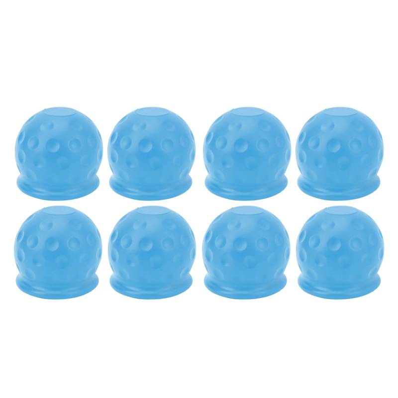 LKW -Schleppkugel Abdeckung 50 mm starker Schutz weiche robuste Anhängerkupplung Kugelabdeckung für Wohnmobil Caravan Boat Anhänger Schleppstange Abdeckung PVC Ball Cover 8pcs (Blau) von Ldafava