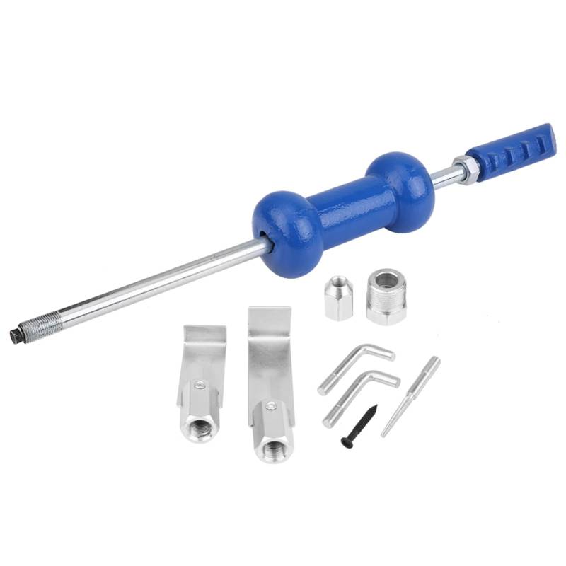Ldafava 9pcs Auto 5lb Body Dent Reparaturwerkzeug Dents Abzieher DIY DIY Auto Body Reparatur Blau Silber von Ldafava