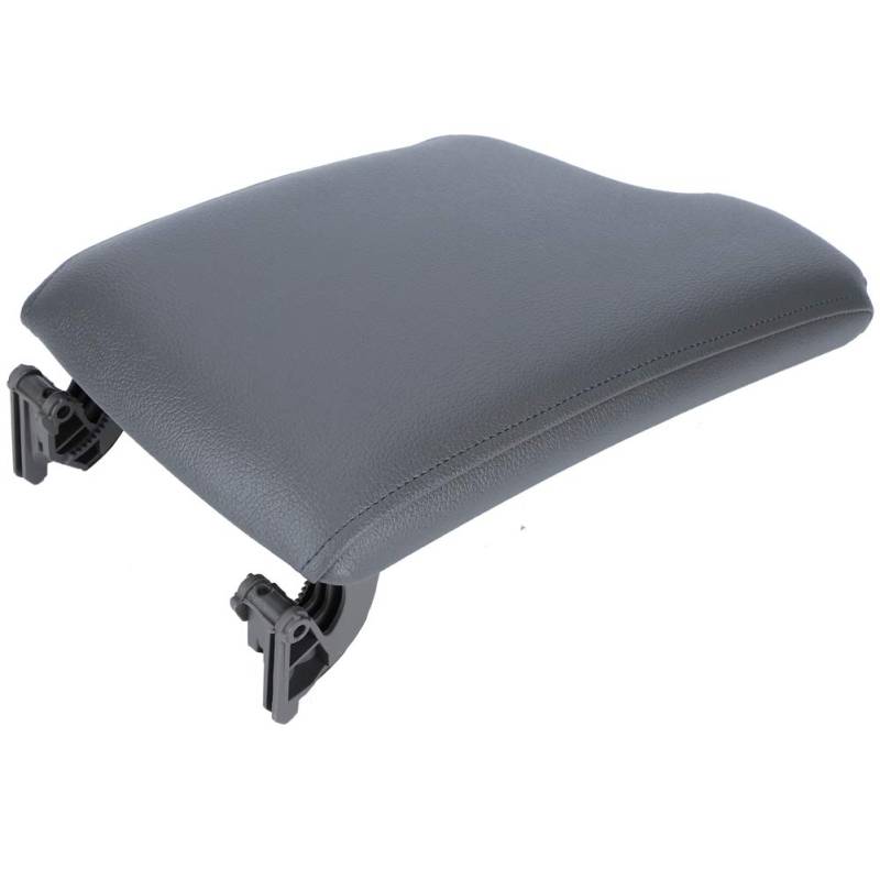 Ldafava Armlehre Mittelkasten vordere Konsolendeckel Abdeckung Glatte Oberfläche Softes Touch hochwertiger Mikrofaser -Leder -ABS -Kunststoff für E90 E92 3 Serie 2005 2012 Schwarzer grau (Grau) von Ldafava