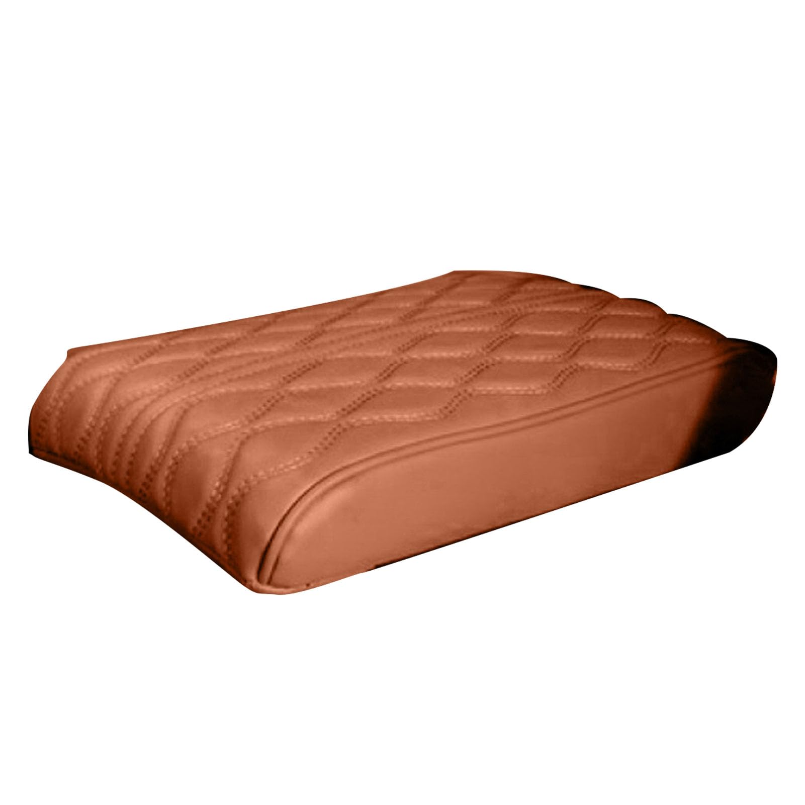 Ldafava Armlehre Sitzbox Cover bequemer Touch PU Leder Car Center Konsole Arm Rest PAD Universal Fit für die meisten Fahrzeuge 33x21x5cm (Braun) von Ldafava