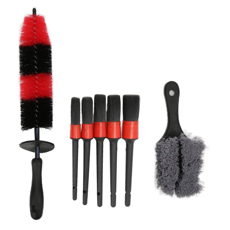 Ldafava Auto -Detail -Pinsel -Kit Automatisch Detaillierung Pinsel Set Auto Reinigung Detail bürsten weiche detaillierte binste radpinsel für Auto Innenraum Außenwaschen Wachsen Reinigung von Ldafava