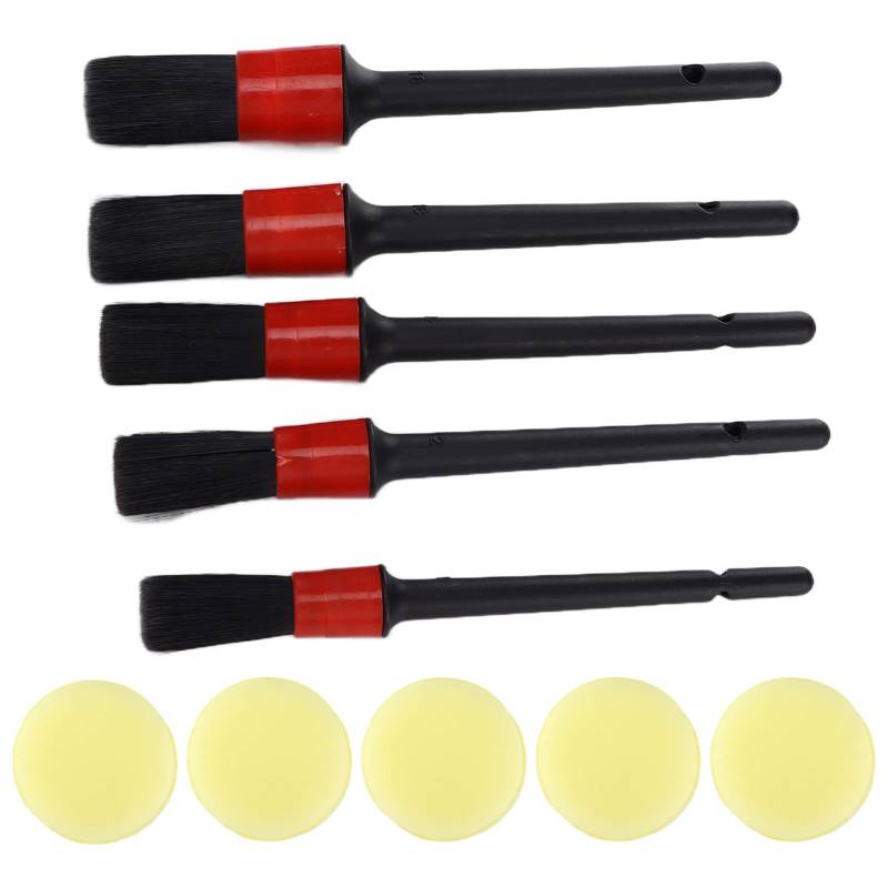 Ldafava Auto-Detailing-Bürsten-Set, Auto-Detailing-Bürsten-Set, Auto-Reinigungs-Detail-Bürste, Auto-Detail-Bürsten-Set, Auto-Detail-Bürste, fünf Verschiedene Größen zum Autowaschen, von Ldafava