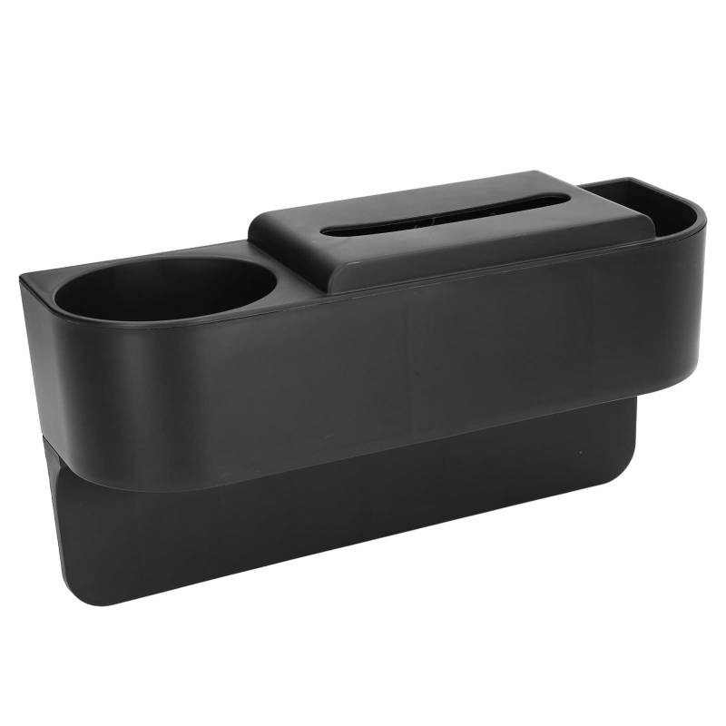 Ldafava Autositzlücken Organizer 3 in 1 Tissue Box Tasse Halter Konsolenseite Aufbewahrungsbox für SUV Offroad Schwarze Bauchmuskel Plastik von Ldafava