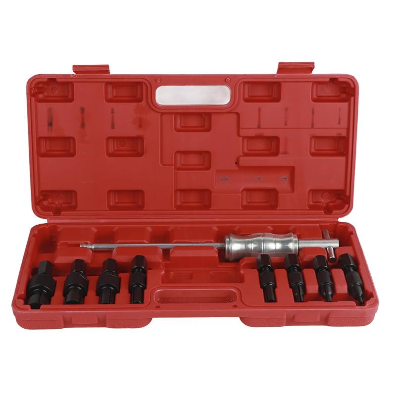 Ldafava Blind Loch Slide Hammer Pilothalterung Piller Interner Extraktorentfernungskit 9PCs Set mit Tragkasten für die Reparatur und Wartung in verschiedenen Größen von Ldafava