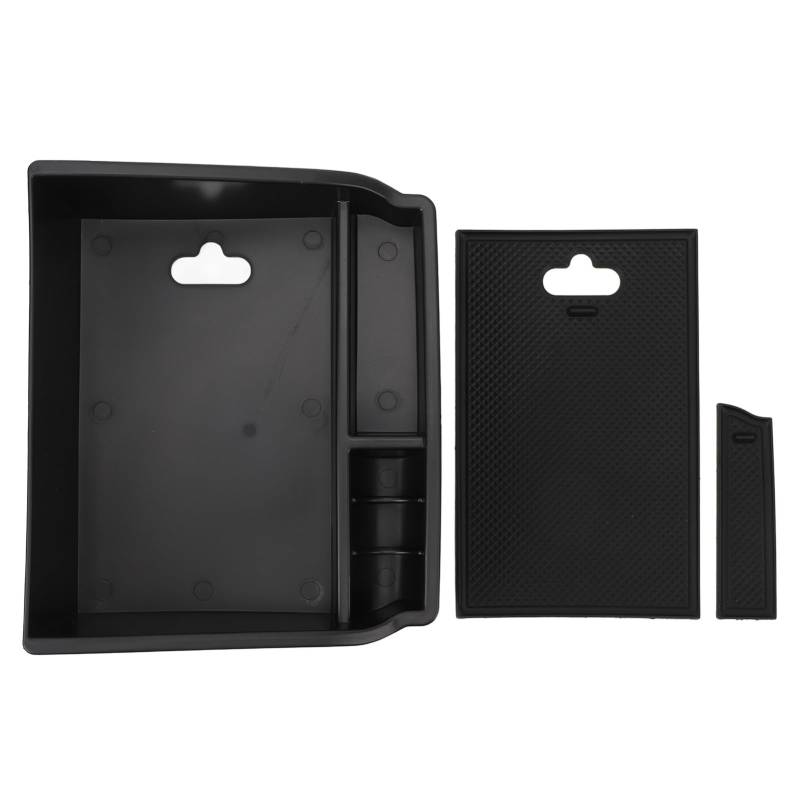 Ldafava Center Console Organizer Tablad Armlehnen -Speicherbox mit Anti -Slip -Pads Austausch für Hilux 2015 2022 große Kapazität ABS -Silikonmaterial mit großer Kapazität von Ldafava