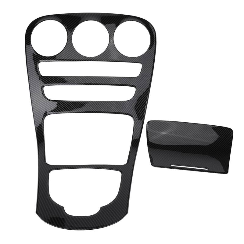 Ldafava Center Console Panel Dekoration Abdeckung Trim Premium Glossy Carbon Faser Abs Material kratzfestes haltbares selbstklebbares Design für C Klasse W205 GLC -Klasse W253 15 18 von Ldafava