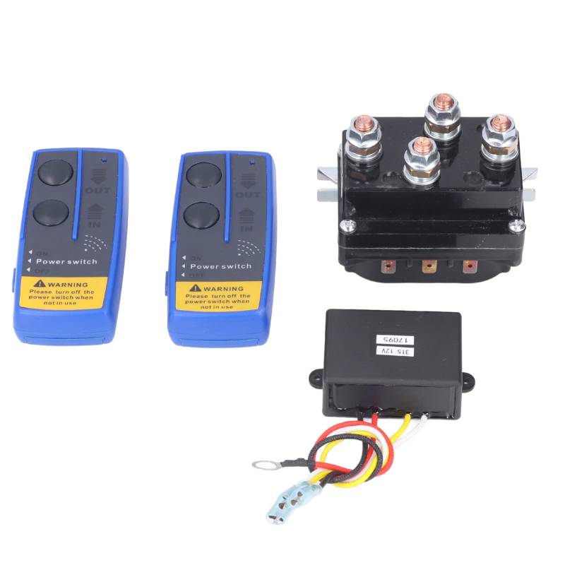 Ldafava Electric Winch Relais Magnetschütze Drahtloses Fernbedienungs -Steuerungskit Heavy Duty 12V 500A Winch Magnet Relay für Truck ATV SUV von Ldafava