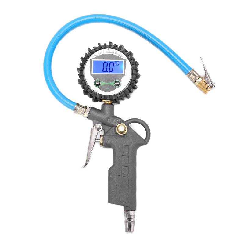 Ldafava Hintergrundbeleuchtung des digitalen Reifeninflator -Drucks 0 230psi Zinklegierung Messgerät Luftkompressor -Werkzeug für Automobillastwagen und Motorräder von Ldafava