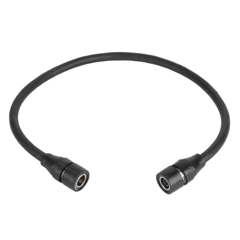 Ldafava Inflator Schlauchluftpumpe Schlauchflinterrohr hoher drucksistend resistentem Schnellanschluss weiblicher Stecker für Inflators Autoluftpumpen Kompressoren schwarz 23.6in von Ldafava