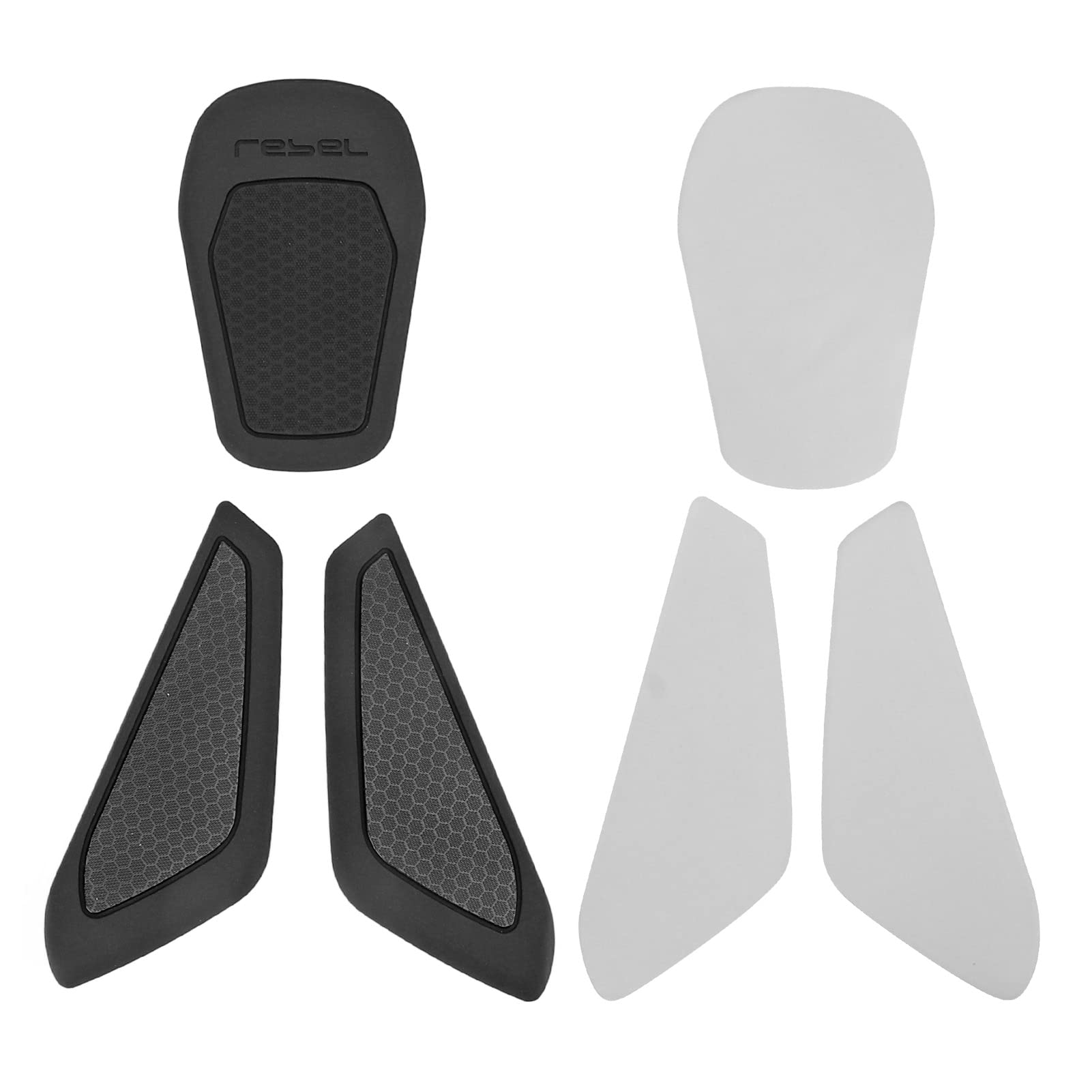 Ldafava Motorrad -Kraftstoff -Tankaufkleber -Gummi -Knie -Schutzabdeckungspads Premium -Qualität haltbarer Non -Slip -Design für CMX1100 Rebel1100 2020 und spätere Modelle Black 3 Pack Ldafava Motorrad -Kraftstoff -Tankaufkleber -Gummi -Knie -Schutzabdeckungspads Premium -Qualität haltbarer Non -Slip -Design für CMX1100 Rebel1100 2020 und spätere Modelle Black 3 Pack von Ldafava